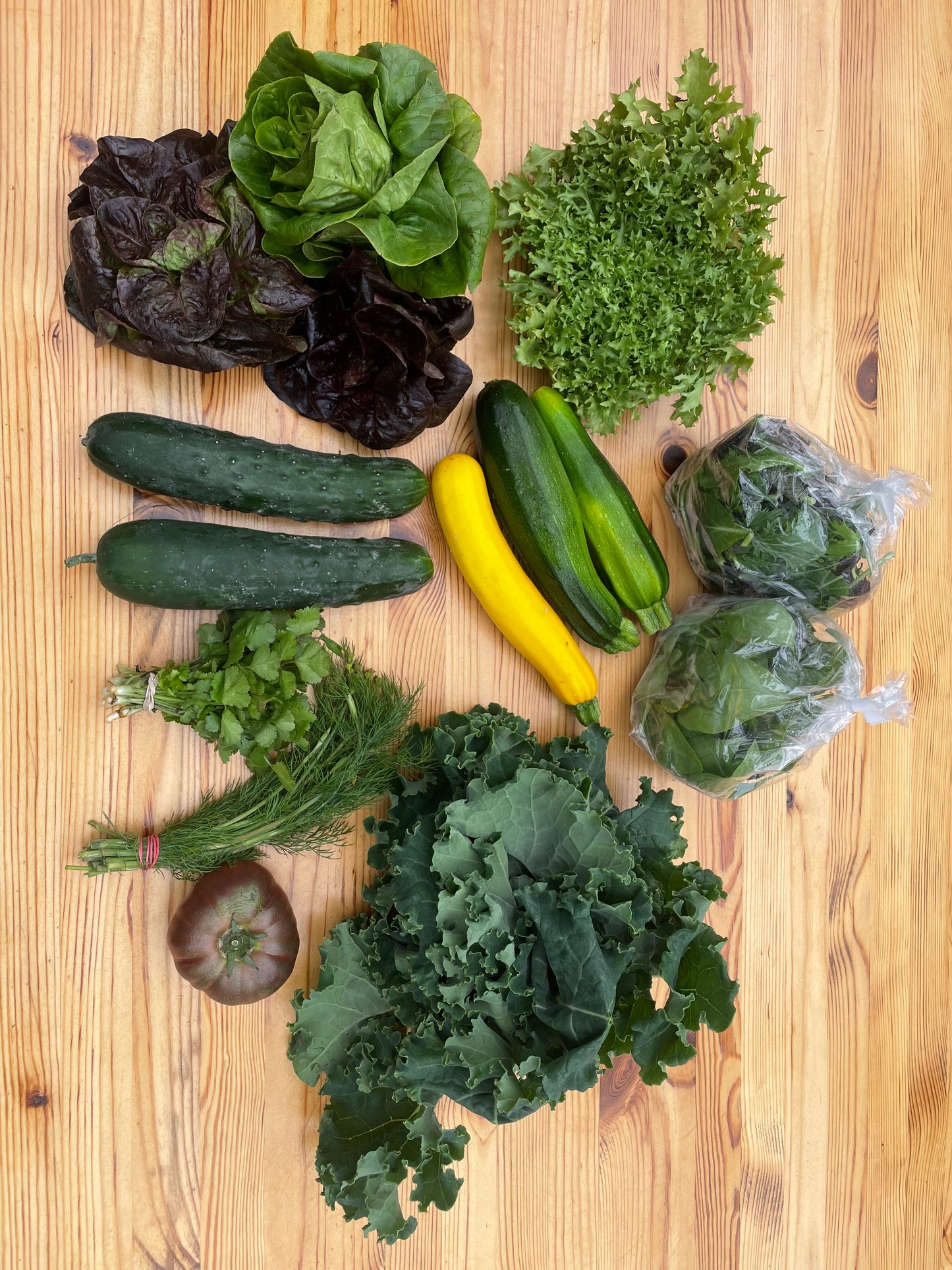 Stakur grænmetispoki